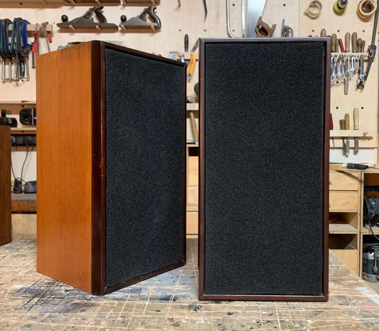Vintage Goodmans Achromat 250 Speakers. Refurbished and Upgraded.