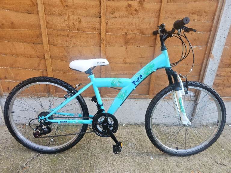 image for BIKE 24" WHEELS GIRLS 18-SPEED WITH SUSPENSION - Age 8-12 Years £80