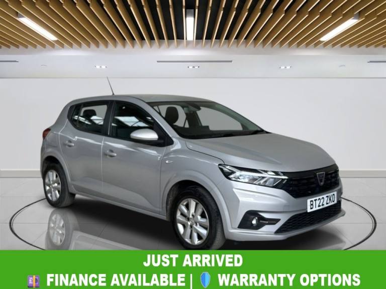 2022 Dacia Sandero 1.0 TCe Comfort Hatchback 5dr Petrol Manual Euro 6 (s/s) (90 ps) Hatchback Pet...