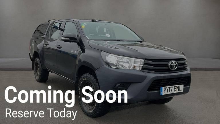 2017 Toyota Hilux 2.4 D-4D Active Pickup Double Cab 4dr Diesel Manual 4WD Euro 6 (3.5t) (150  Pic...