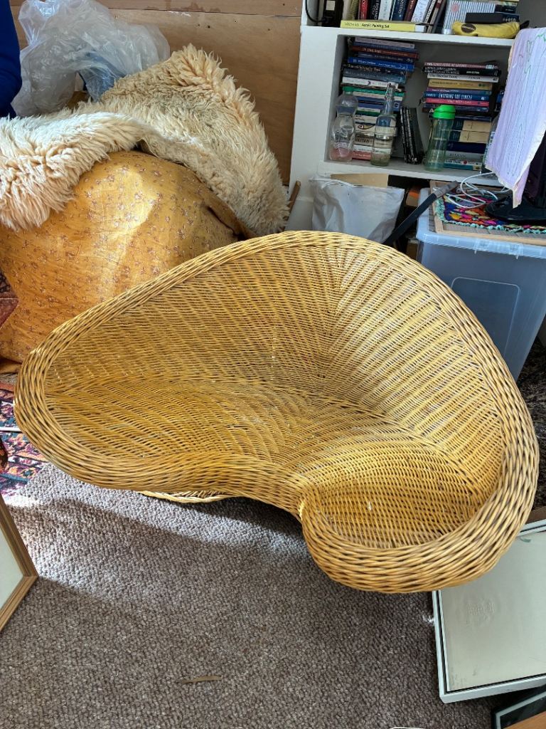 Unusual cane chair