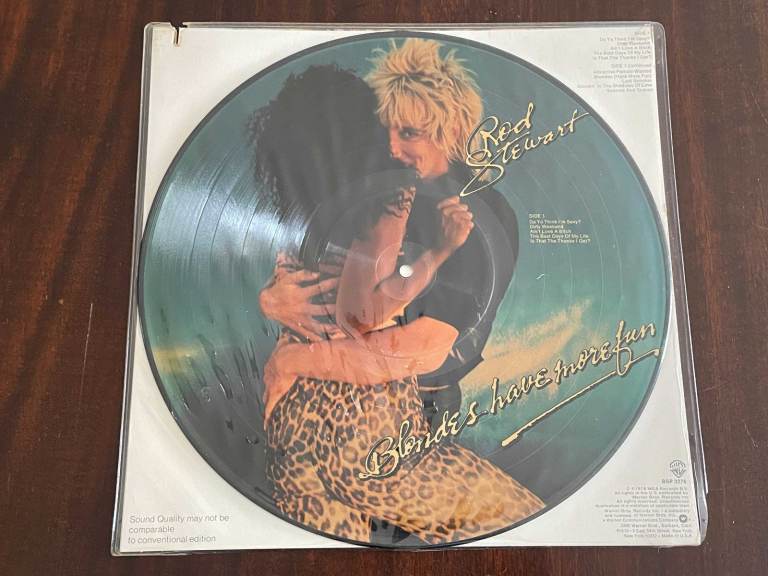 image for Rod Stewart 'Blondes Have More Fun' Vinyl Picture Disc
