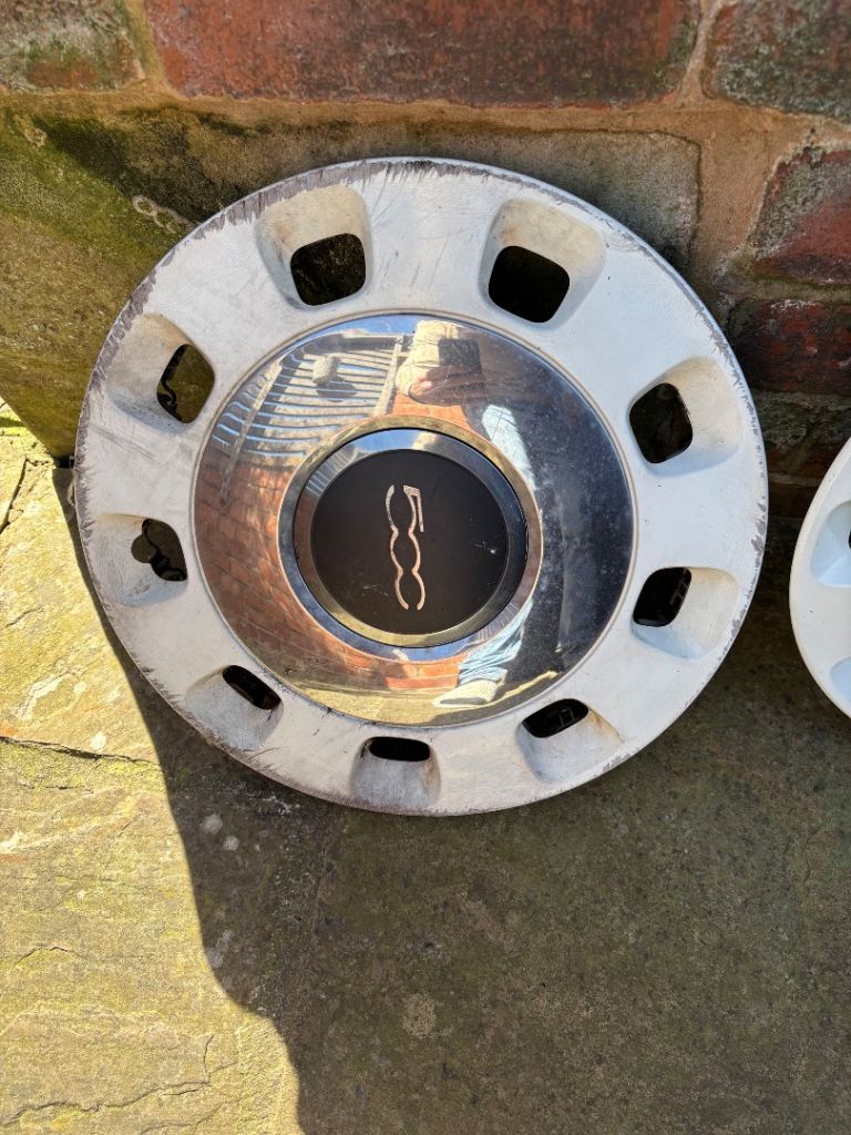 Fiat 500 colour therapy wheel trims