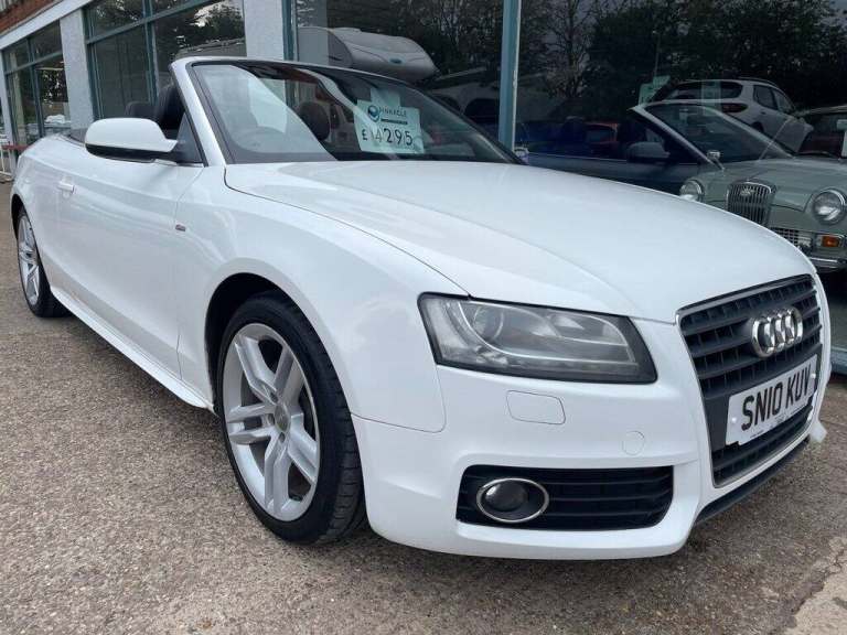 2010 Audi A5 Cabriolet 2.0 TDI S line Convertible 2dr Diesel Manual Euro 5 (s/s) (170 ps) Convert...