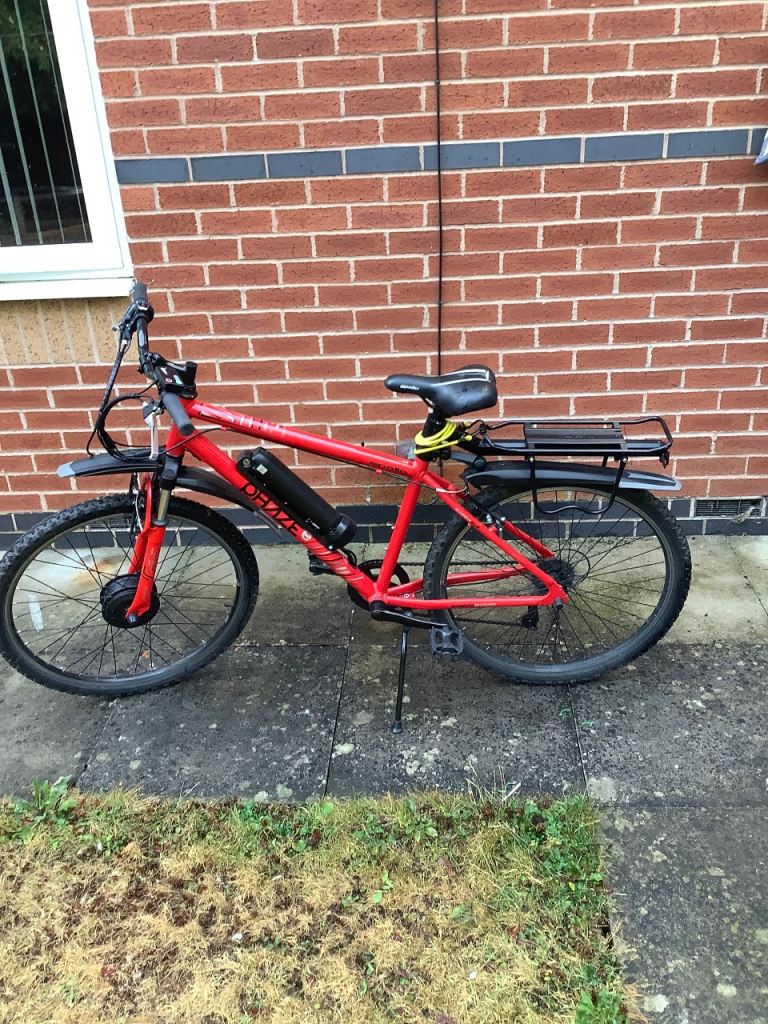 Peddle assist bike 