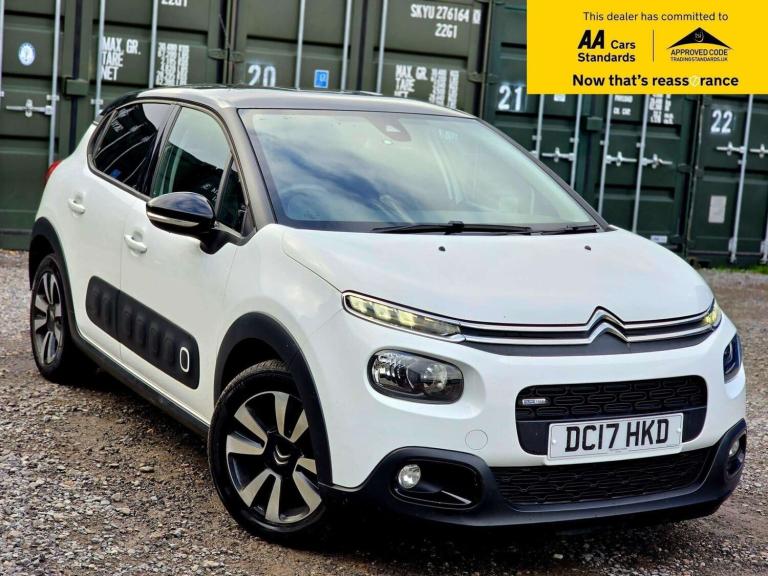 2017 Citroen C3 1.2 PureTech Flair Hatchback 5dr Petrol EAT6 Euro 6 (s/s) (110 ps) Hatchback Petr...