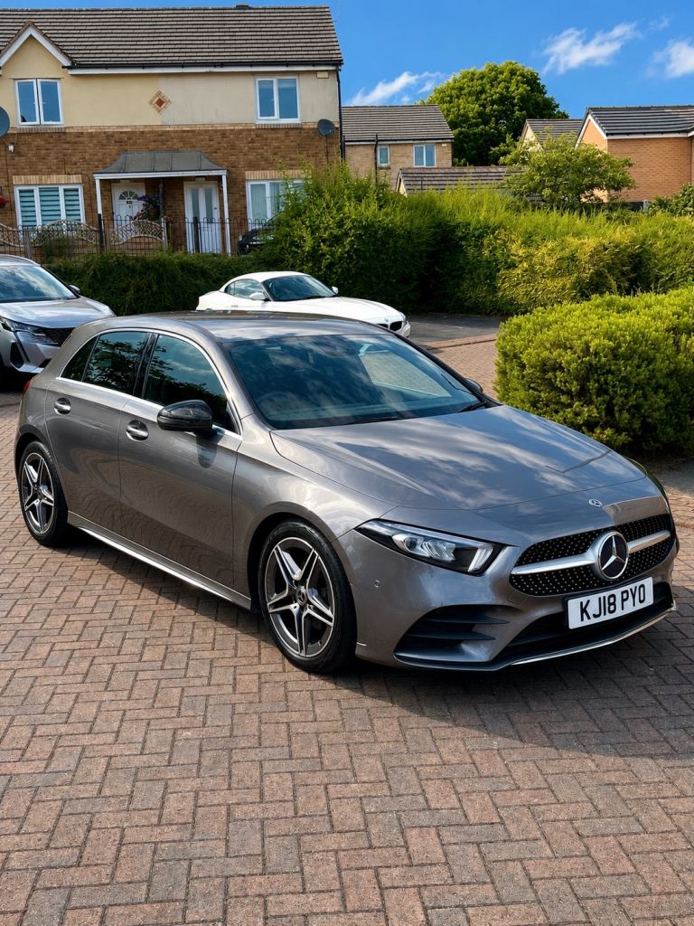 2018 MERCEDES-BENZ A CLASS A200 AMG LINE EXECUTIVE 1.3 PETROL AUTOMATIC HATCHBACK GREY