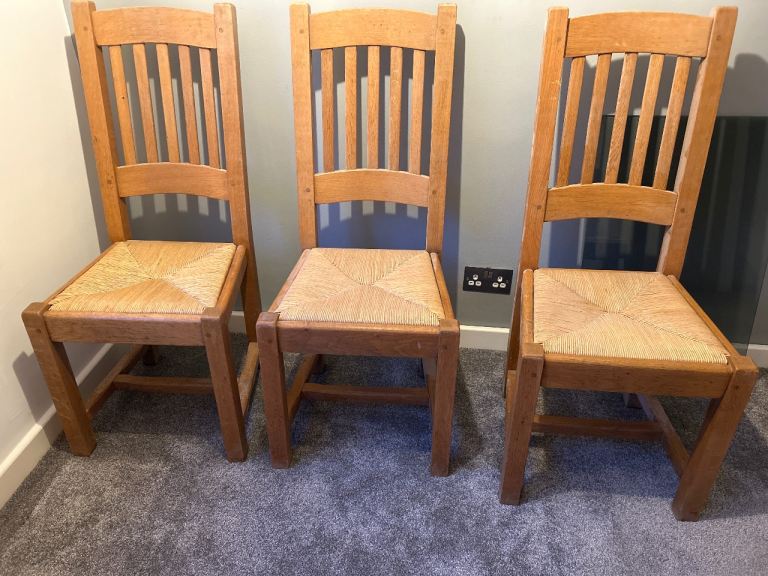 Oak Dining Chairs X3 