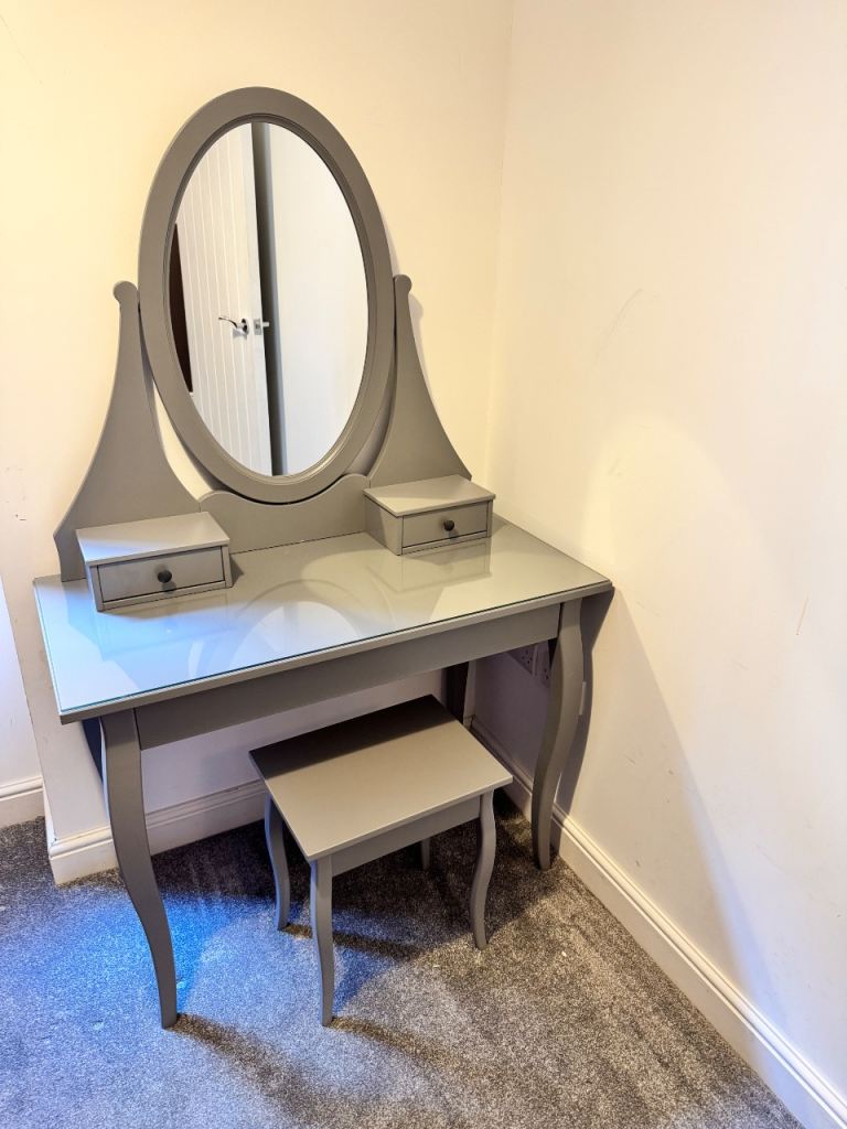 IKEA dressing table and stool