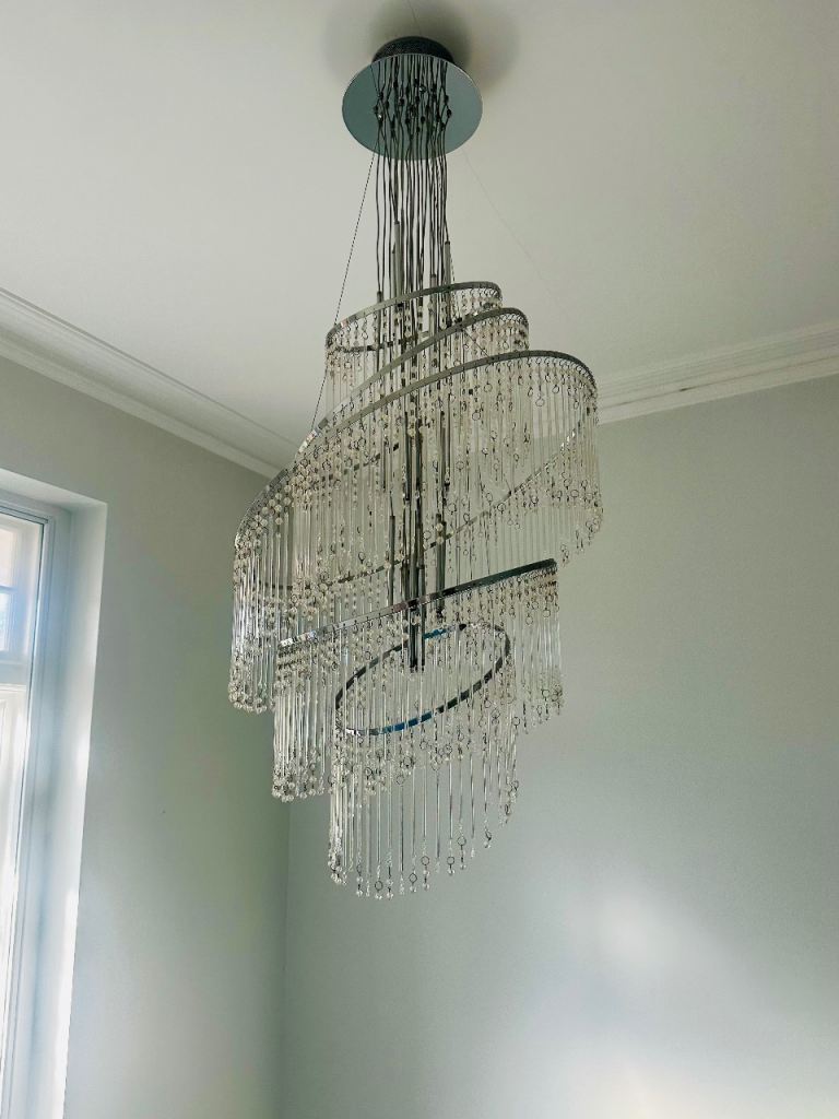 Coles 24 - Light Crystal Chandelier