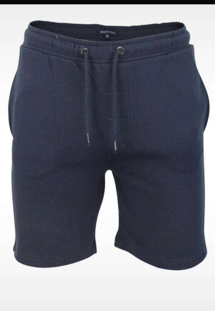 New Mens Brave Soul Jogger Shorts Tarley Gym Training Sports Summer Sweat Pants