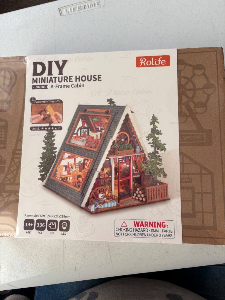 Rolife miniature house A frame 3D craft kit