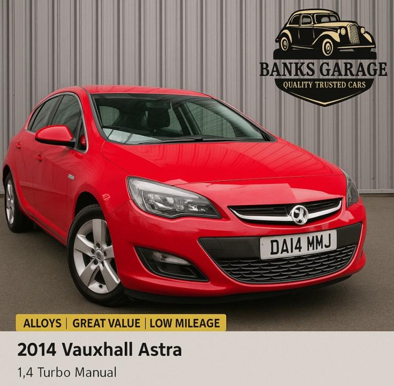2014 Vauxhall Astra 1.4T 16V SRi 5dr HATCHBACK Petrol Manual