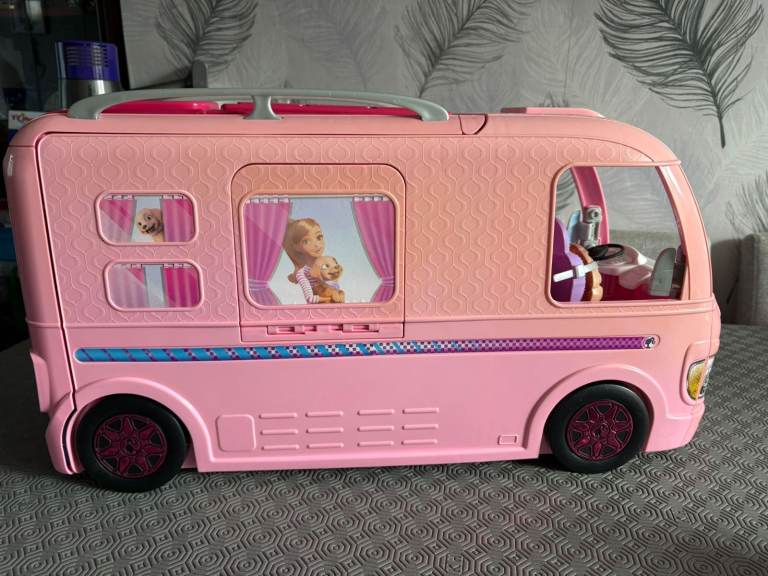 Barbie camper transforming rv vehicle 