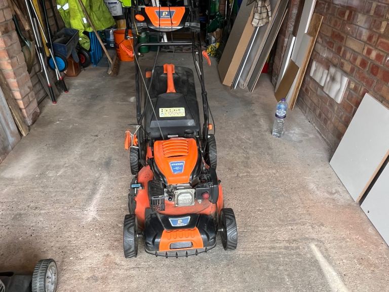 Pipe mower electric start 