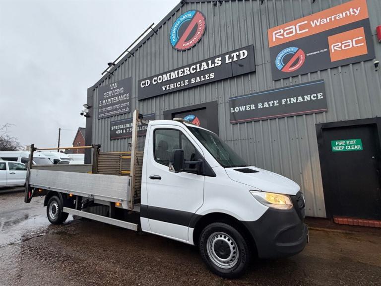 2019 Mercedes-Benz Sprinter 2.1CDI 314 Single Cab Dropside Tail Lift NO VAT Euro 6  CHASSIS CAB D...