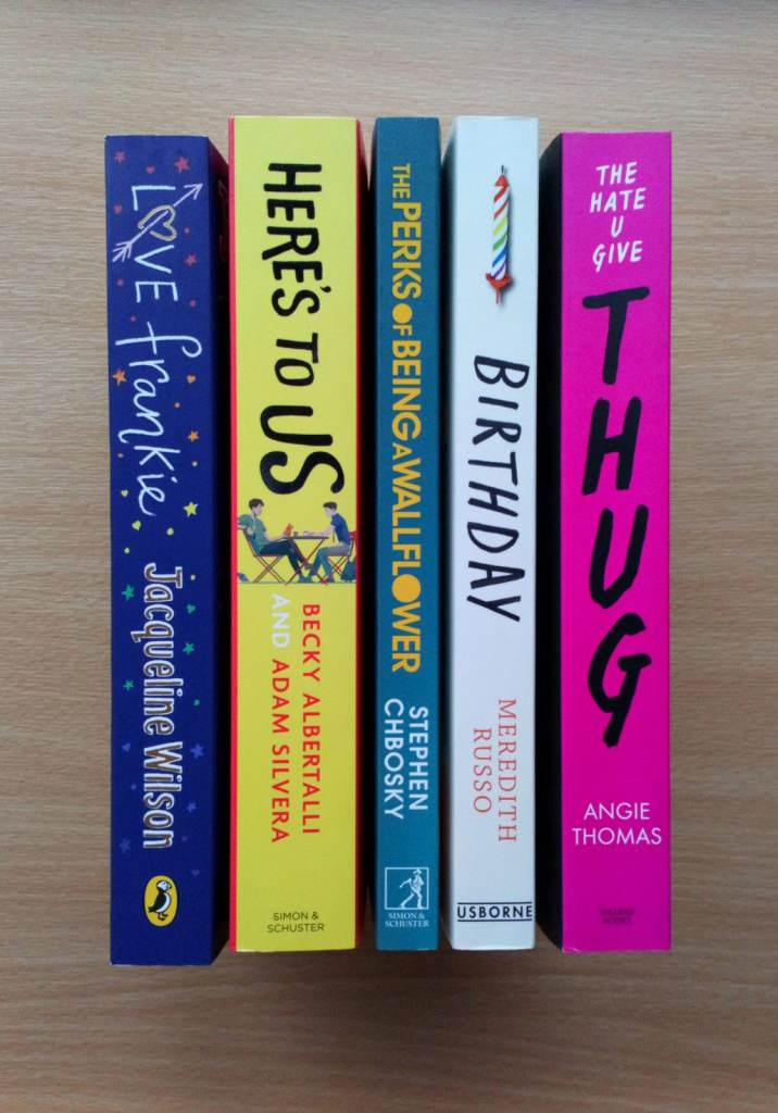 Lot of 5 YOUNG ADULT Paperback Books jacqueline wilson, becky albertalli, ya teen lgbt reading