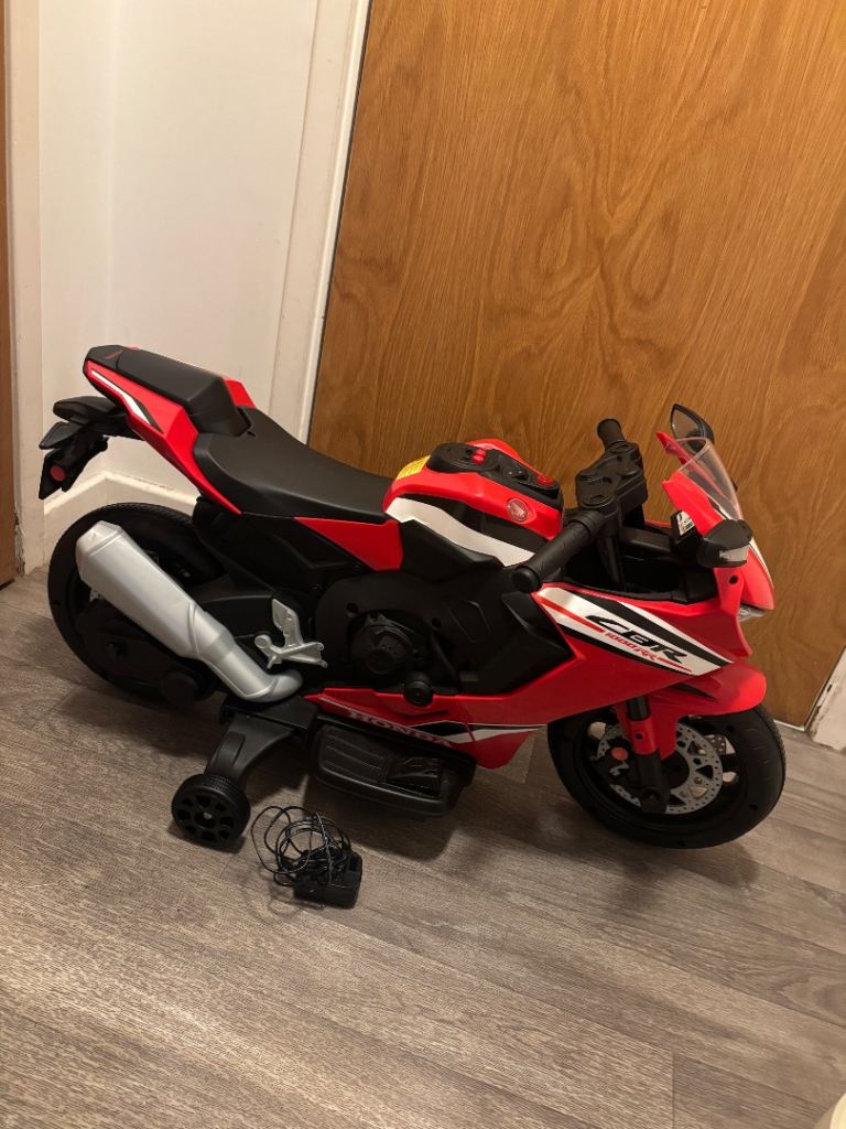 Honda CBR Motorcycle 6V Electric Ride On Red Kids bike 