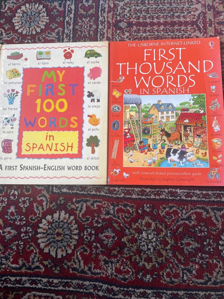 Usborne Spanish Learning Books for Kids