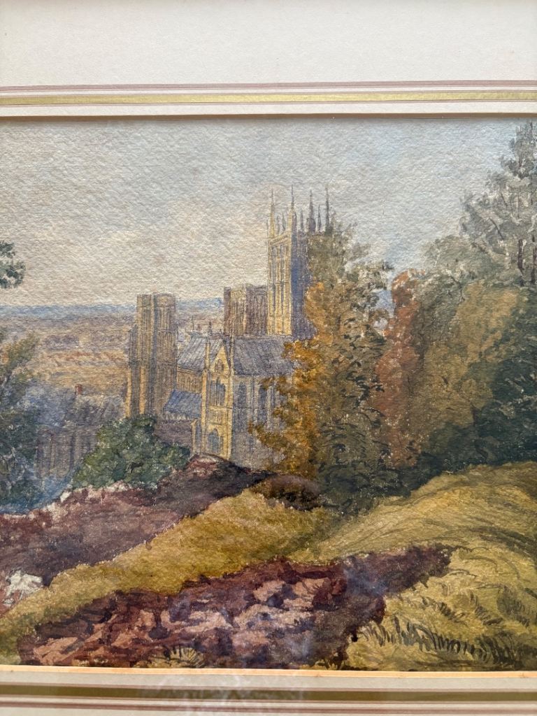 Watercolour of Wells Cathedral