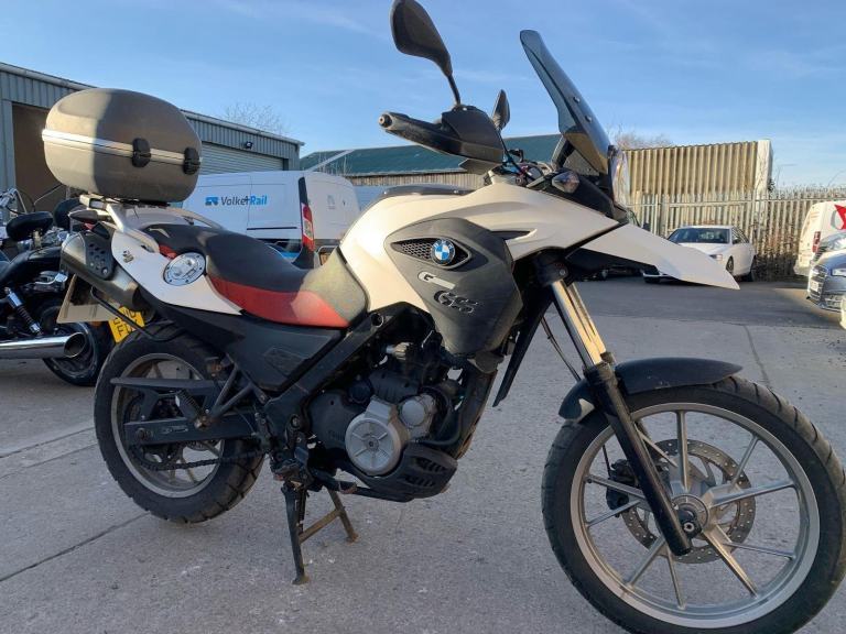2011 11 BMW G650GS G650 GS ENDURO ADVENTURE TOURER F650GS WHITE 