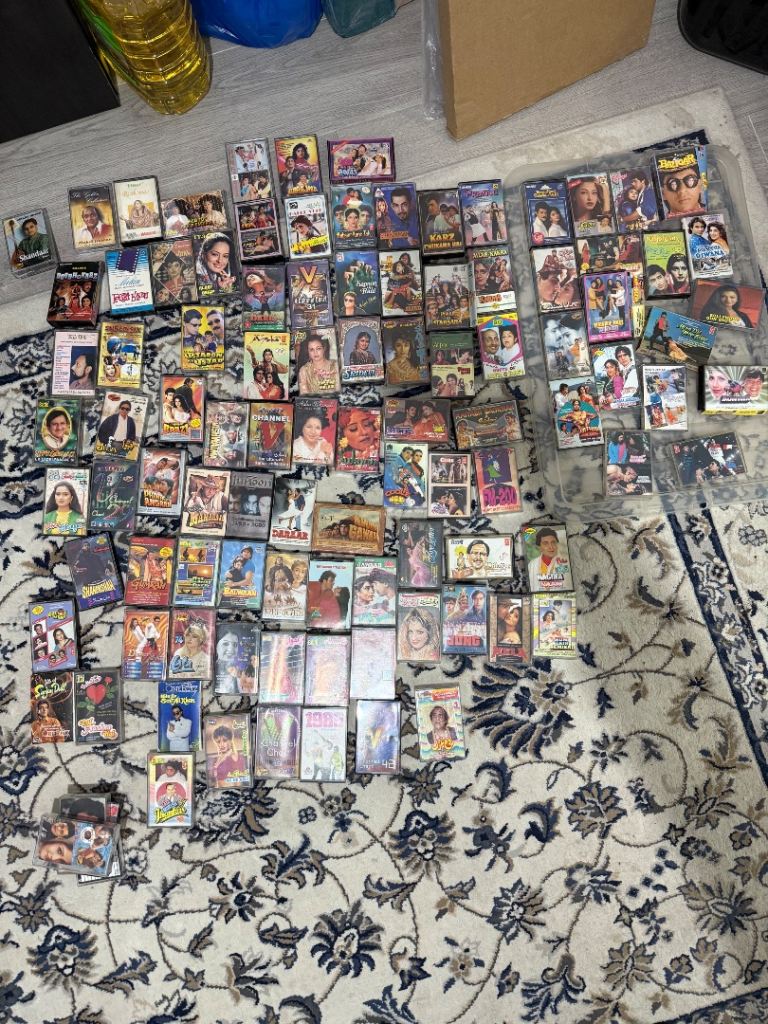 Bollywood and Pakistani cassettes 