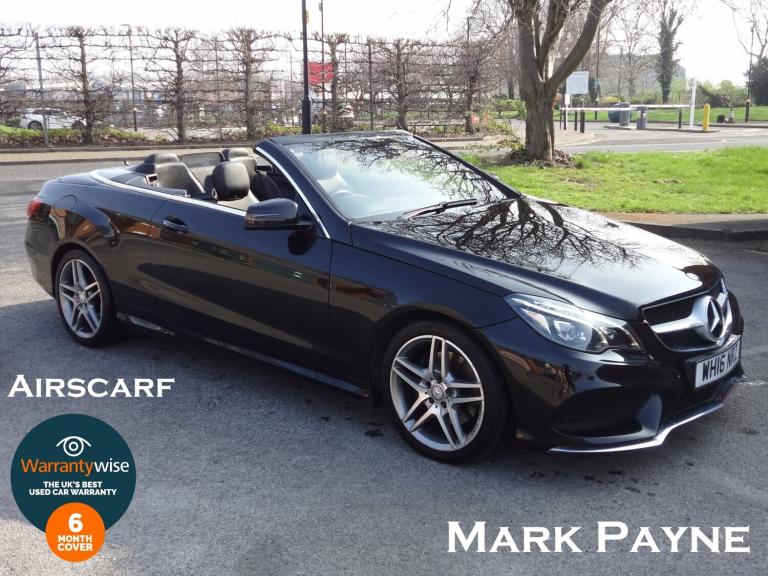 2016 Mercedes-Benz E Class E220 BlueTEC AMG Line 2dr 7G-Tronic CONVERTIBLE Diesel Automatic