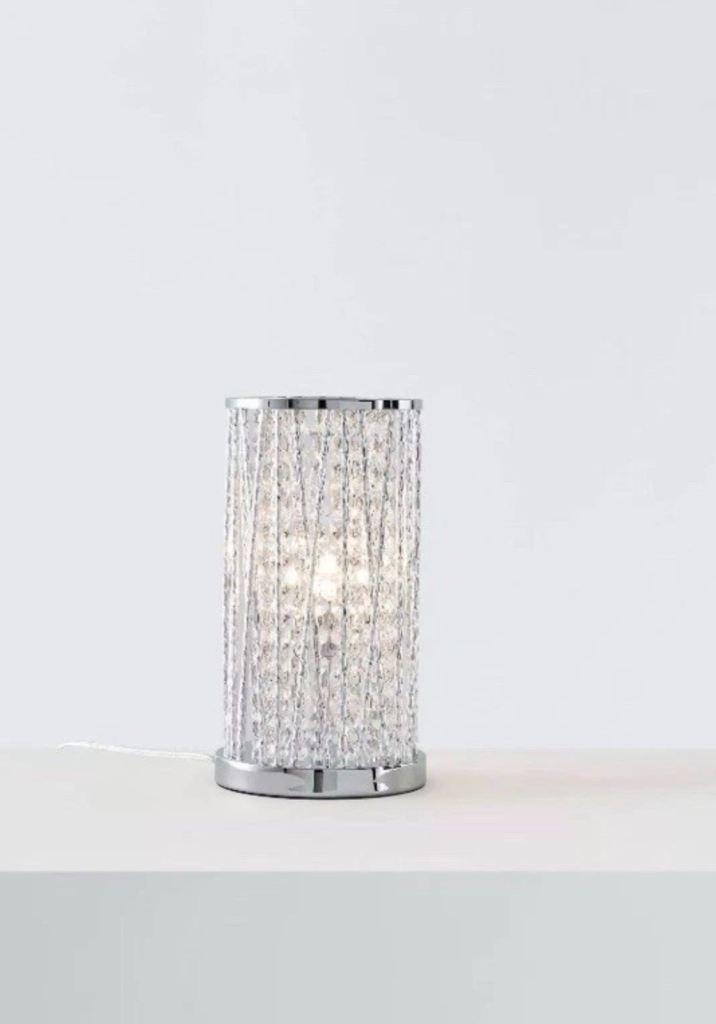 image for John LewisEmilia Crystal Table Lamp, Clear