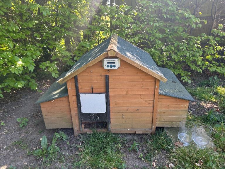 Henhouse with Chicken guard auto open/close door
