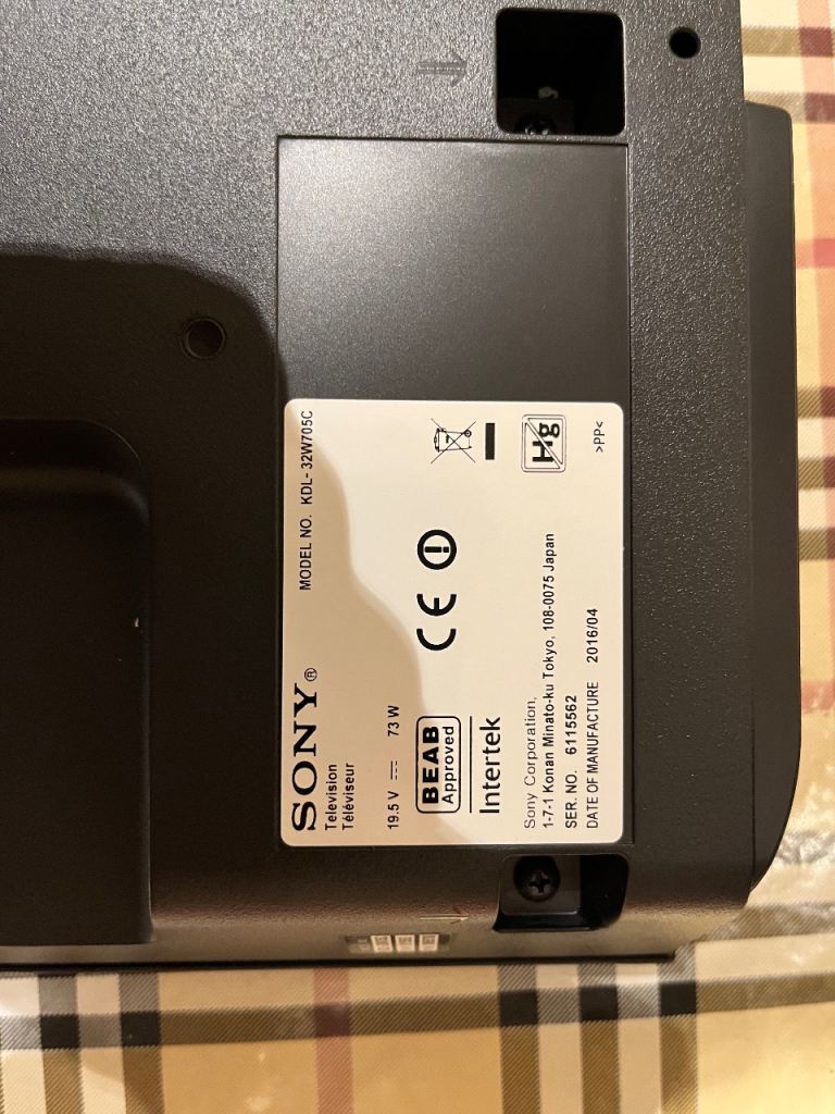 Sony KDL-32W705C 32-inch Television – Good Condition