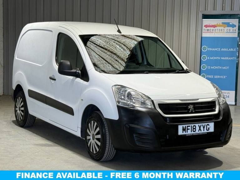 2018 18 PEUGEOT PARTNER 1.6 BLUEHDI 854 PROFESSIONAL PANEL VAN 5DR DIESEL MANUAL