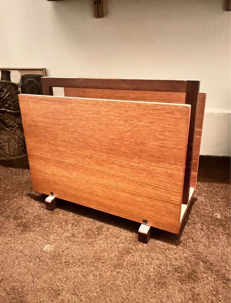 Mid Century Vintage G Plan Fresco Teak Magazine Rack