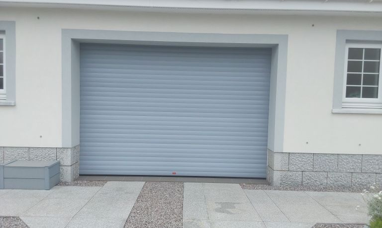 Grey Garage Roller Door – Good Condition