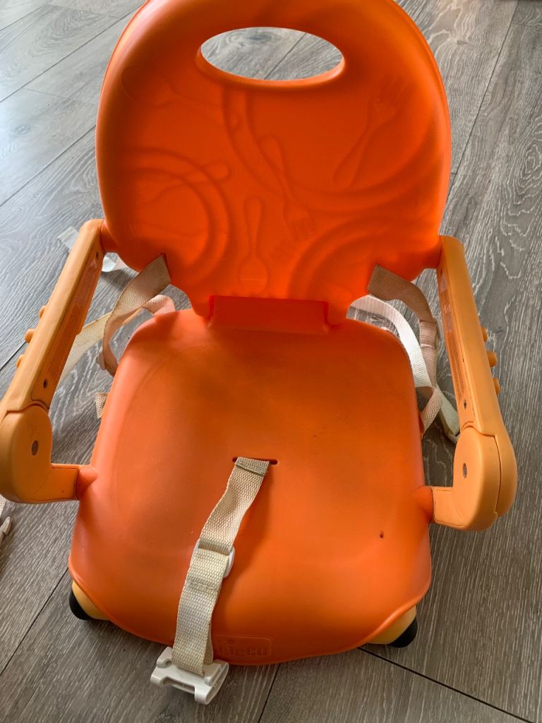 Orange Baby Booster Seat – Good Condition