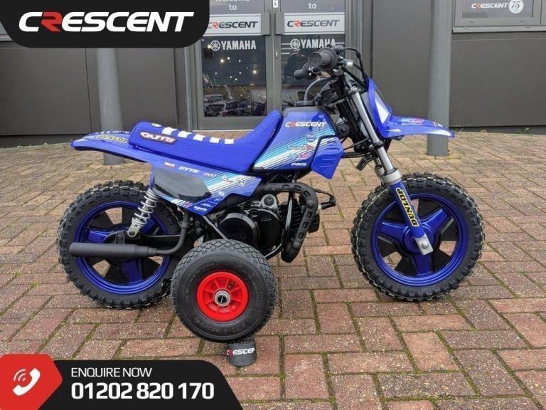YAMAHA PW50 2026 - ODI BARS - GUTS SEAT COVER - 3FLO DECALS - TRAINING WHEELS
