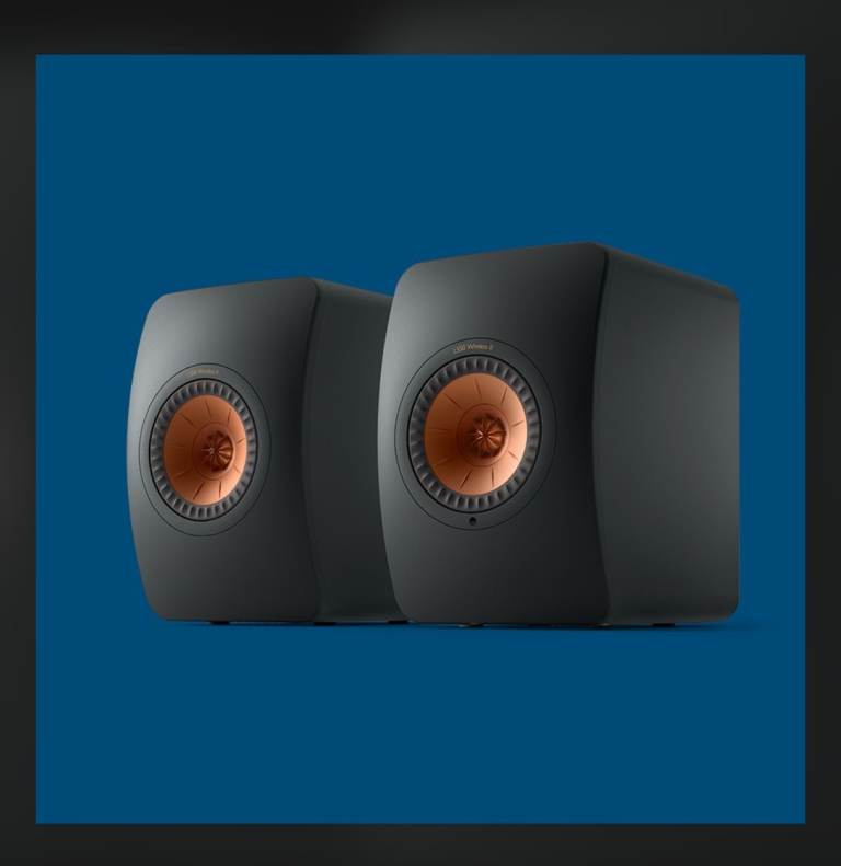KEF LS50 Wireless II Speakers - Carbon Black, As Good As New