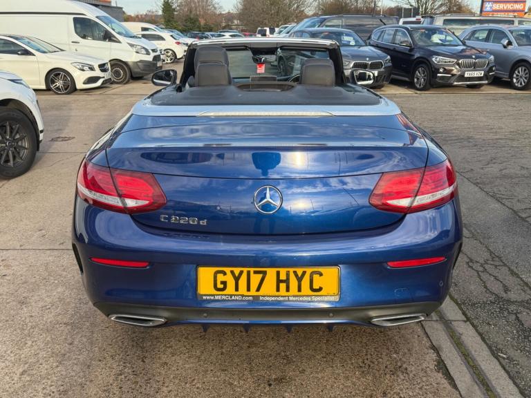  Mercedes-Benz C Class 2.1 C220d AMG Line (Premium Plus) Cabriolet G-Tronic+ Euro 6 (s/s) 2dr Die...