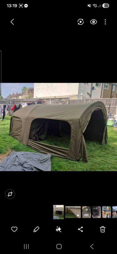 image for Fox frontier x bivvy and deluxe porch