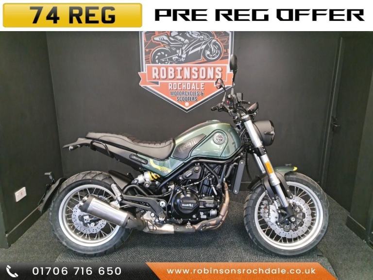 74 Pre reg Benelli Leoncino Trail 500 now only £3499