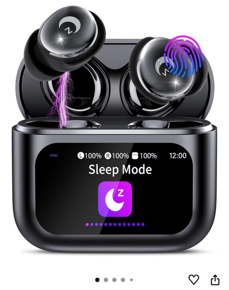 VEKJ Sleep L8 Pro Wireless Earbuds – Brand New, Black