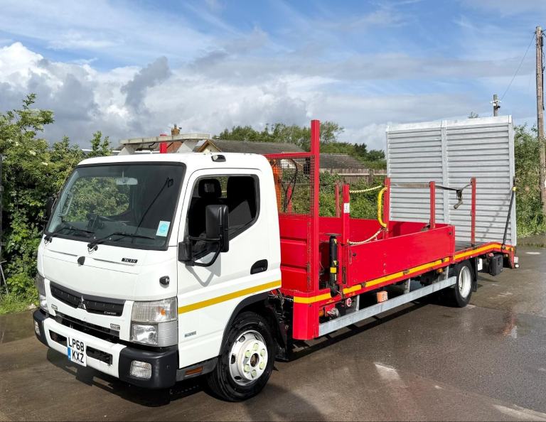 2018 MITSUBISHI CANTER 7C15 PLANT RECOVERY BEAVERTAIL CRANE ALLOY RAMP EURO-6