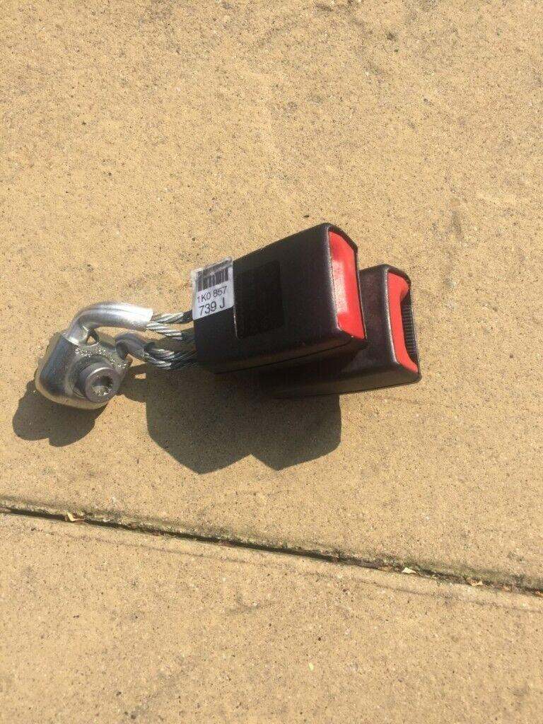VW GOLF MK 5 2008 REAR SEAT BELT ANCHORS 1K0 857 739 J