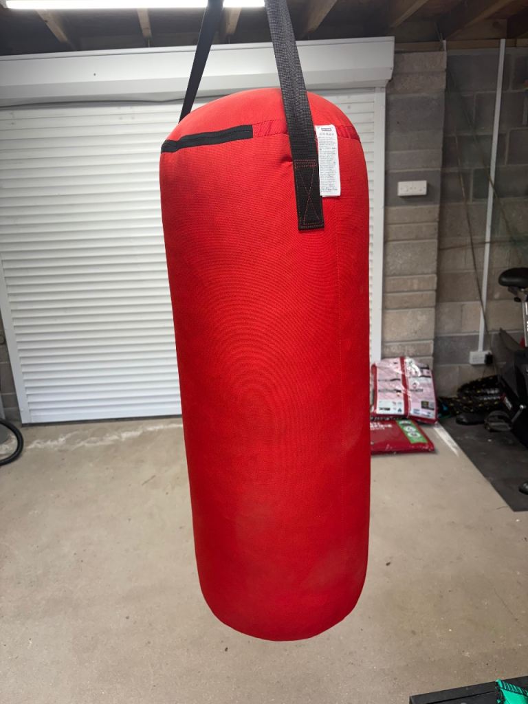 Boxing Punch Bag with 10KG Kettlebell and Battle Ropes