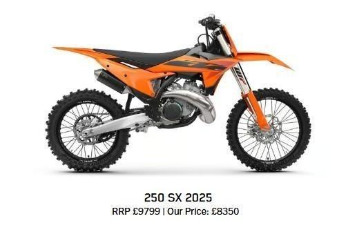 New Unused 2025 KTM 250 SX Motorcycle Deal 