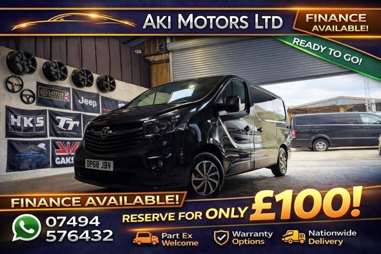 VAUXHALL VIVARO 1.6 CDTi 2700 Sportive L1 H1 Euro 6 5dr 2018