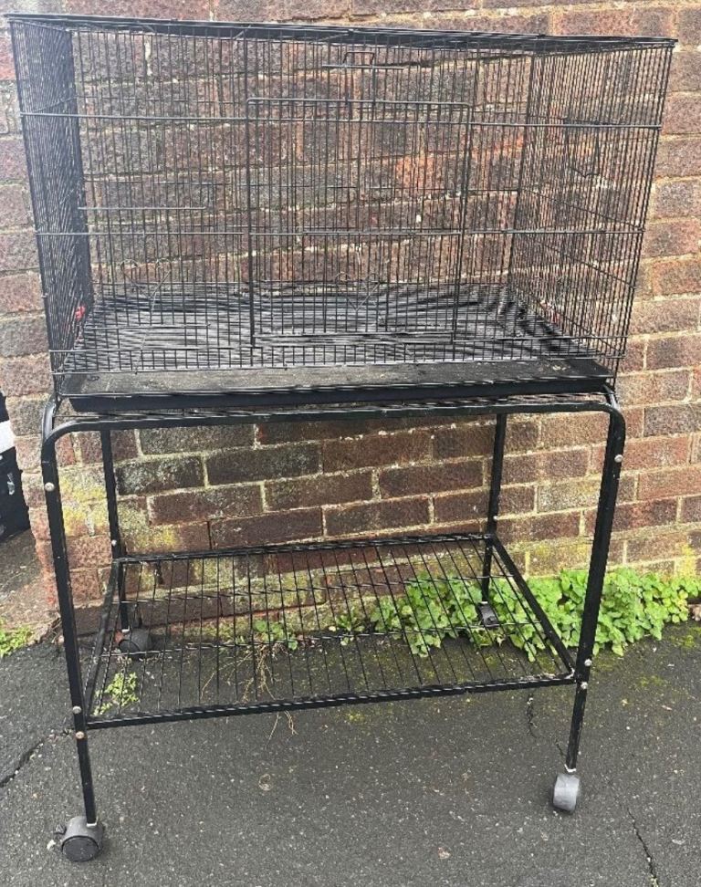 Large bird cage & Stand - feel free to contact me