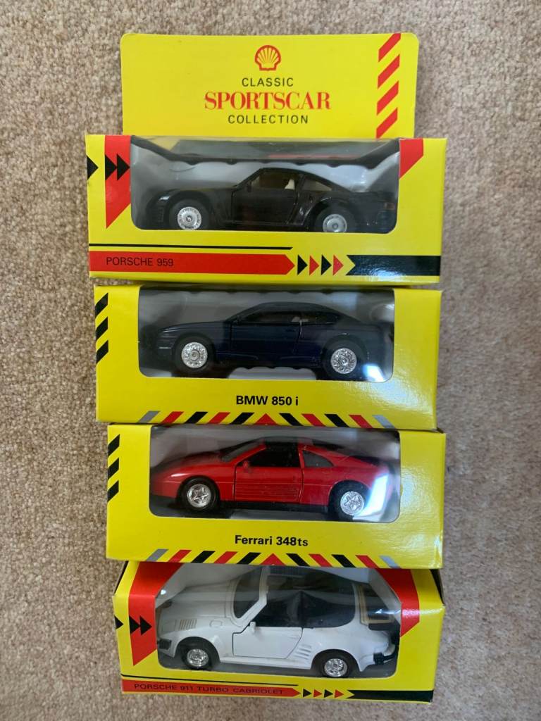 car toys in boxes