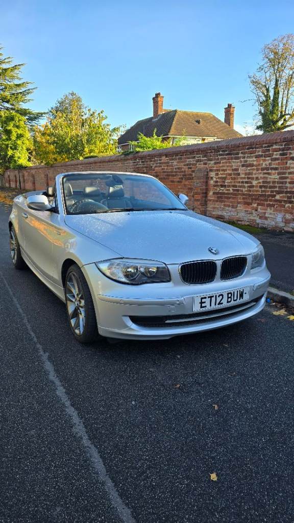 BMW 118D 2.0 Exclusive Edition Convertible 2012. Very low mileage only 62k.