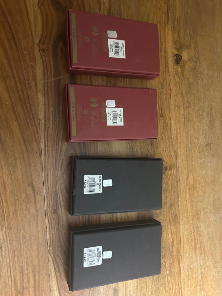 Liverpool Champions league and European cup medals (replica from club shop) 