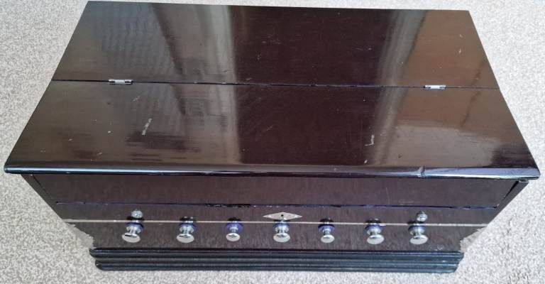 image for Fasherati Harmonium - 3 1/4 Octave, Double Bellow, 39 Keys,5 Stopper, Bass- Male Reed With Cover 